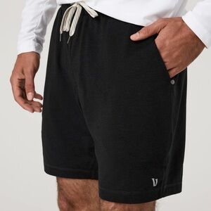 Vuori Men's Ponto Performance Shorts 7” Black Heather